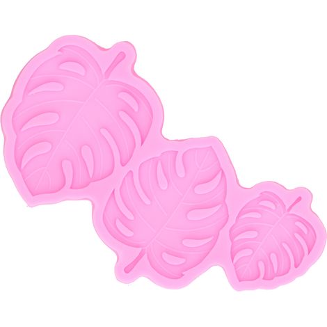 Rosa Silikon-Kuchenform in Lebensmittelqualität, ungiftig, für Eiscreme und Gebäck, Blechform, einfaches Backen, ungiftig, wiederverwendbar (1/5)