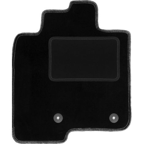 Alfombrilla de conductor negra para Mitsubishi Pajero IV corto (2006-2018)