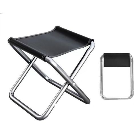 Tabouret Pliant Portable en Aluminium – Siège Léger pour Pêche, Randonnée et Camping