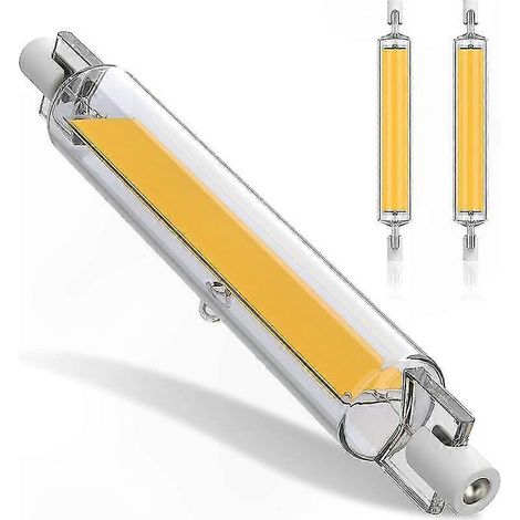 20-W-LED-Lampe (118 mm, R7S), warmweiß (3000 K), 2000 lm, doppelseitiger COB-Sensor, 360°-Beleuchtung, dimmbar, kompatibel mit 220 V Wechselstrom (1/5)