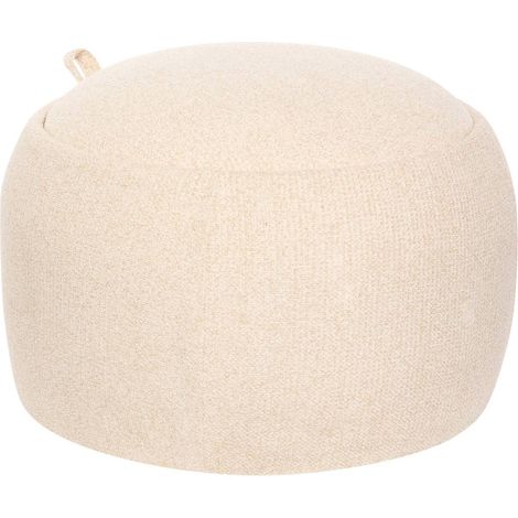 Pouf elior 60x40cm crema - Atmosphera créateur d'intérieur (1/4)