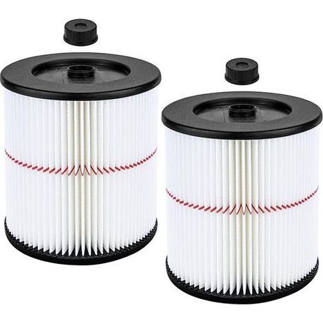 Filtre 17816 pour filtre à air Craftsman Shop Vac, remplacement pour filtre d'aspirateur sec et humide Craftsman pour filtre d'aspirateur Craftsman 9-17816 5 6 8 12 16 gallons et plus, lot de 2 (1/5)