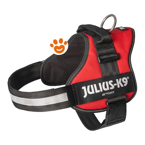 Trixie JULIUS-K9 PETTORINA,MIS.3-XL:82-118cm,ROSSO