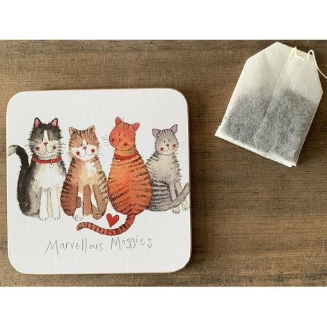Sous-verre C73 4 Chats
