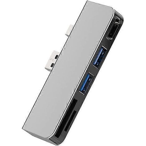 5-in-1 USB-C Dockingstation, Typ-C zu HDMI Hub, HDD Festplatten-Dock, Multiport-kompatibel. (1/4)