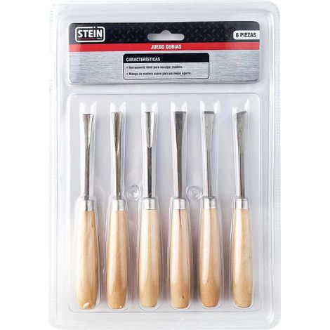 Set di sgorbie STEIN da 170 mm, 6 pezzi