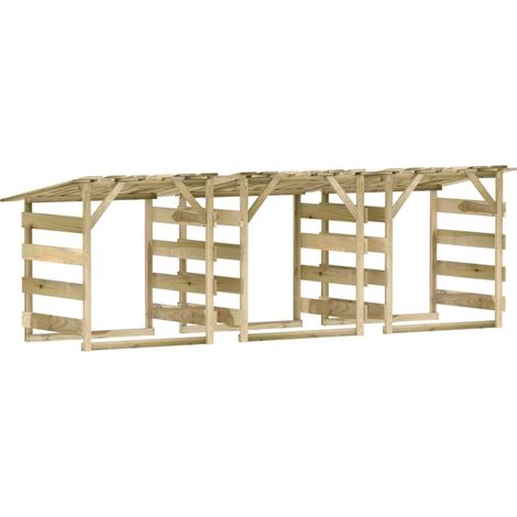 Pergolas avec toits 3 pcs 100x90x100 Bois de pin imprégné (1/5)