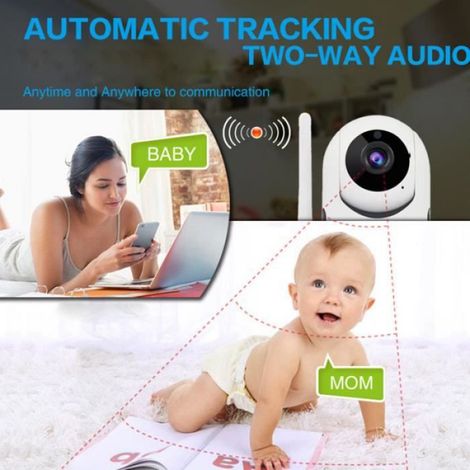 Caméra (norme européen) Caméra IP sans fil de HD 1080P Intelligent Auto dépistant la caméra de surveillance Wifi de sécurité (1/4)