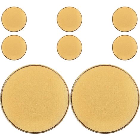 8 Pièces Ébauches de Pièces de Monnaie Rondes en Alliage 40mm (1/5)