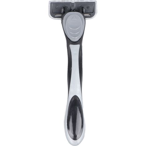 Tondeuse à cheveux à tête pivotante, 6 niveaux, 12 lames, système de recharge de lames de sécurité en acier inoxydable (1/5)