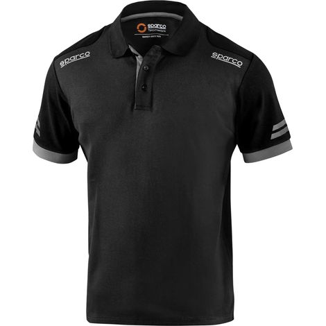 Sparco 02415NRGS Polo Tecnica Toledo Grigio/Nero L