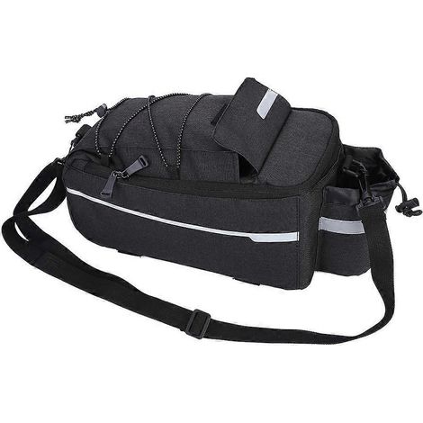 Sacoche de rangement arrière pour vélo Soul Outdoor Bike 2024B (noir)