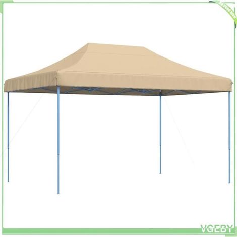 Tente de réception pliable - FAFEICY - 4004959 - 440x292x315 cm - Beige - Pop-up (1/5)
