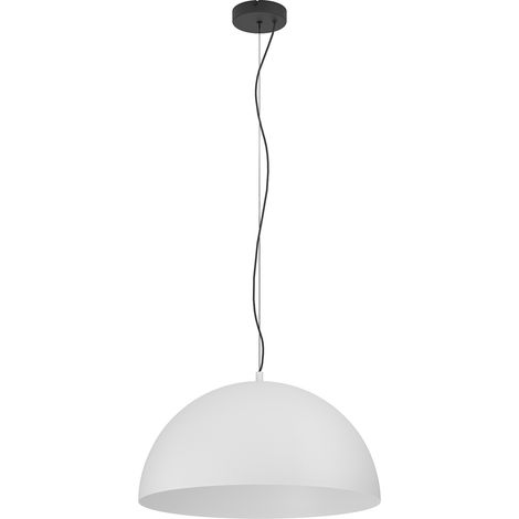 Lampadario A Sospensione Contemporaneo Gaetano 1 Acciaio Nero Grigio 1 Luce E27 (1/4)