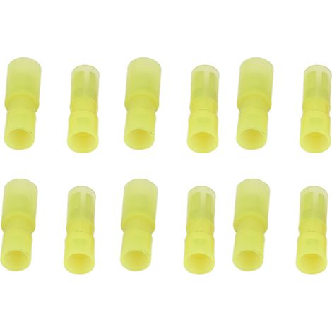 Jeu de 20 Bornes à Souder Isolées Nylon Mâle/Femelle, Connecteurs Rapides à Embrochables pour Câbles 4-6mm², Cosse Plate Double, Boîtier Résistant. (1/5)
