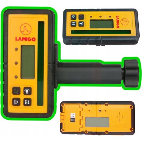 Récepteur laser pour lasers rotatifs avec laser vert Lamigo RC 600G (1/5)