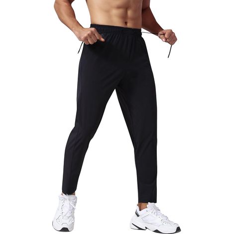 Leichte Herren-Jogginghose mit Taschen für Laufen, Fitness und sportliche Aktivitäten