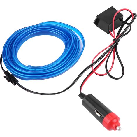 Qii Lu Blauer LED-Neonstreifen für Autos, 12 V Gleichstrom, kühles Licht.