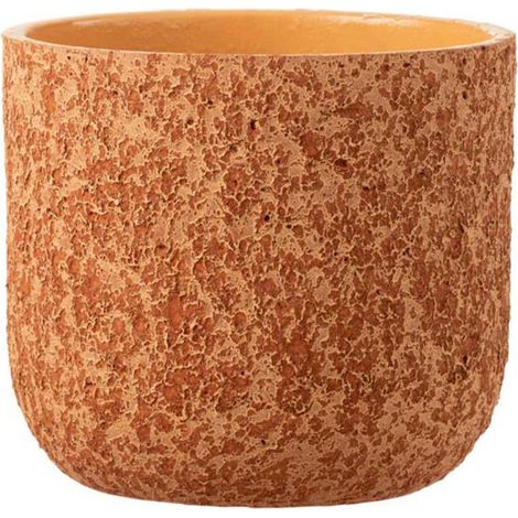 Cache-Pot Design "Rugueux" 22cm Terracotta (1/3)