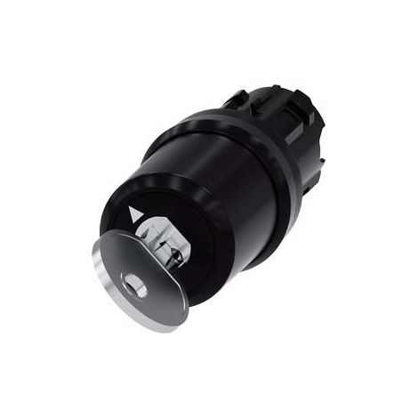 Siemens 3SU10005BC010AA0 3SU1000-5BC01-0AA0 Interruttore a chiave 1 x 45 ° IP66, IP67, IP69/IP69K 1 pz.