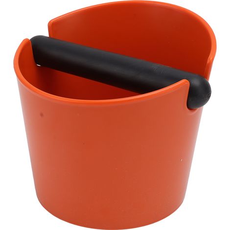 Mouche de café ABS rond orange, bac à marc de café pour machine à expresso semi-automatique (1/5)