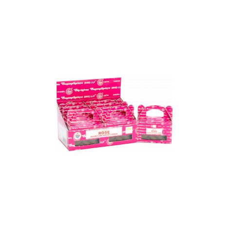 Boîte de - Cône Dhoop à reflux Satya Rose- Vendu par 1