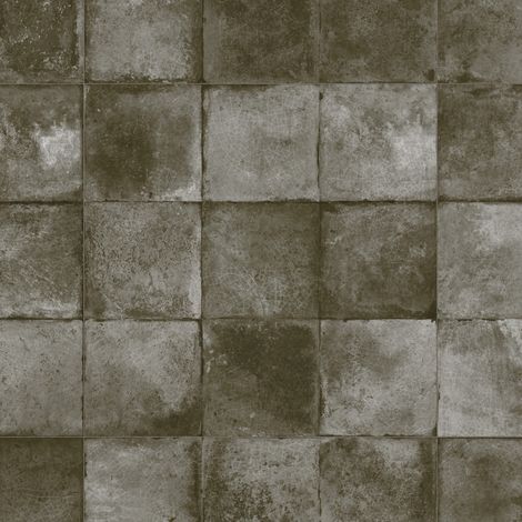 Carrelage Vintage effet Zellige Noir 33x33x0,95 cm Orelia - Sol et mur intérieur (vendu par carton de 1,09 m²) - RO'MA CARRELAGE