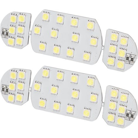 6-teiliges Auto-Innenraum-Dachleseleuchten-Set mit 48 weißen LEDs als Ersatz für Peugeot 30008, 4008 und 308