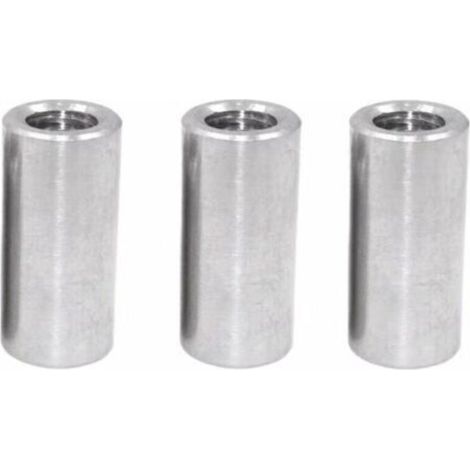 Manchon fileté M8 x 25 mm - Pack de 30 connecteurs femelle en acier pour raccordement tubes et tiges (1/5)