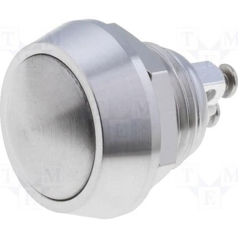 Pulsador Antivandalico Abierto Reposo 2A/36Vdc IP65 OFF-(ON)