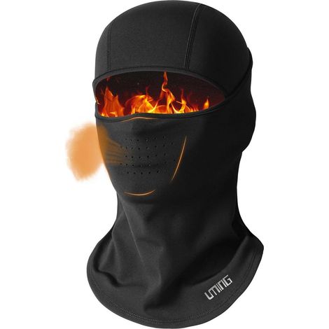 Masque intégral thermique coupe-vent respirant pour homme, ski, moto, vélo (1/5)