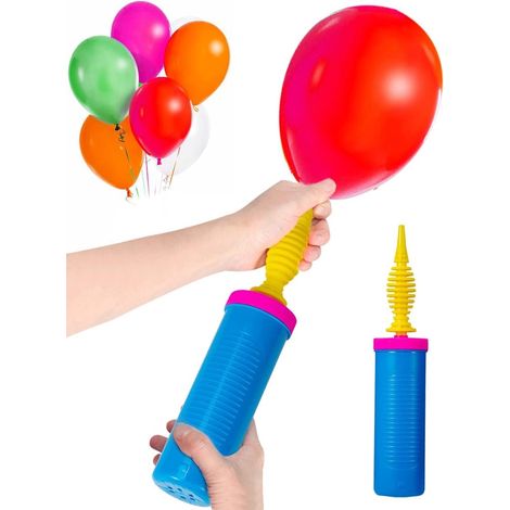 Lot de 2 pompes à air, pompes à ballons festives, conception portable, gonflage rapide et facile, convient pour les fêtes, mariages, festivals, etc. (1/5)