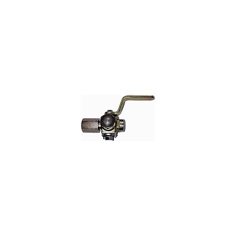 Manomètre à filetage femelle 1/2", raccord de commande en laiton 3/4", nickelé.