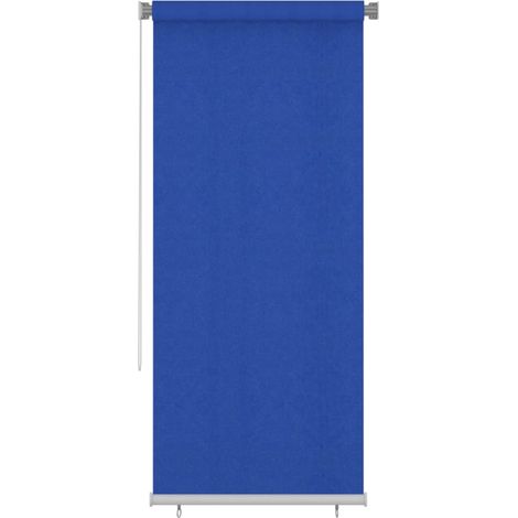 vidaXL Tenda a Rullo per Esterni 105(L)x230(A) cm Blu HDPE