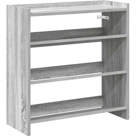 Maison Exclusive - Scarpiera Grigio Sonoma 60x25x62 cm in Legno Multistrato