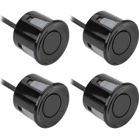 Lot de 4 sondes radar de recul noires pour aide au stationnement, pièces de rechange capteurs de parking. (1/5)