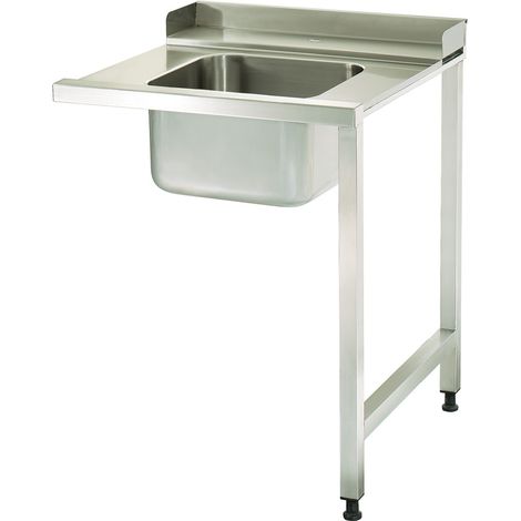 Table Lave-Vaisselle - 90 x 75 cm - Droite - avec Évier et Étagère - Maxima