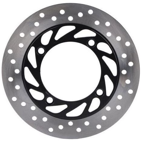 Disque de frein de moto, dissipateur thermique, rotor de 4 mm d'épaisseur, argent et noir, pour l'entretien (1/5)