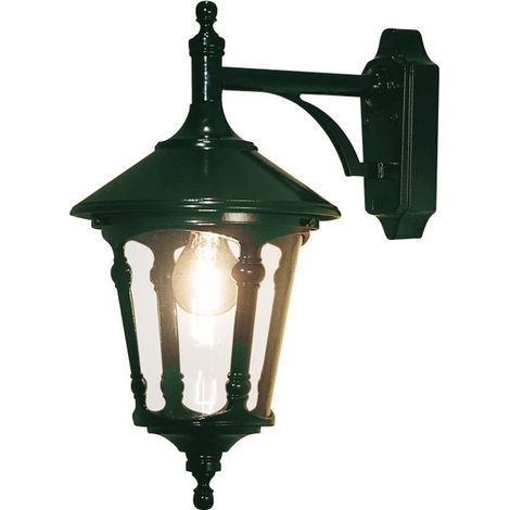 Konstsmide Virgo Applique murale d'extérieur classique lanterne verte, IP23 (1/3)
