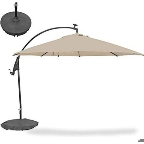 Housse de base de parasol, protection pour pied de parasol, portable, imperméable anti-UV, tissu Oxford robuste (1/4)