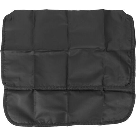 Housse de Protection pour Dossier de Chaise en Tissu Oxford Résistant aux Taches - Noir (1/5)