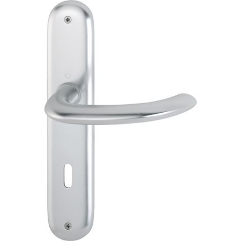 Hoppe Langschildgarnitur Mar.1138/273P Alu.F1 OB 72mm DIN L/R (1/4)