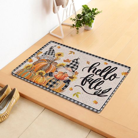 Tapis De Sol - 40 x 60 cm - Polyestère - Antidérapant - Pour Entrée Cuisine Couloir Salon - 1 Pièce (1/5)