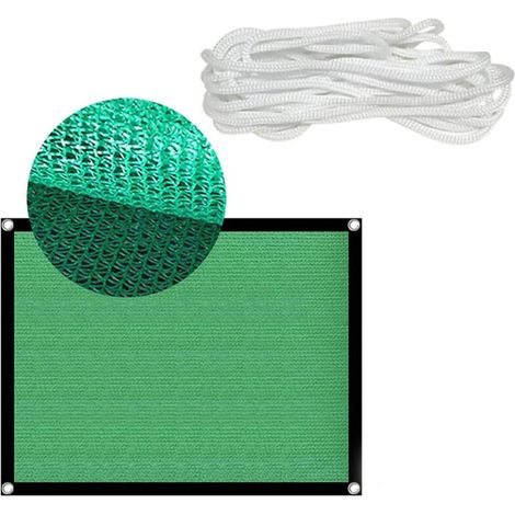 Atmungsaktives Sonnensegel aus Stoff, rechteckige Markise, UV-Schutz für Terrasse, Garten, Rasen, 2 x 2 m / 6,6 x 6,6 ft (1/5)