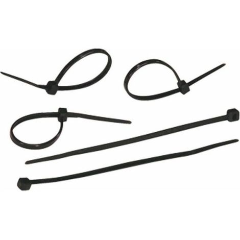 Colliers de serrage plastique 203 x 3,6 mm (Lot de 100)