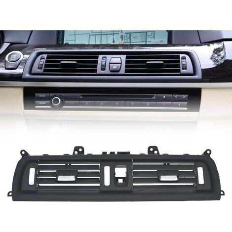 Rejilla de ventilación de la consola delantera del aire acondicionado compatible con BMW Serie 5 F10 F11 64229166885 520 523 525 528 530 535-Crezuo