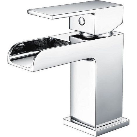 Grifo monomando para lavabo cascada TANO Cromado (1/5)