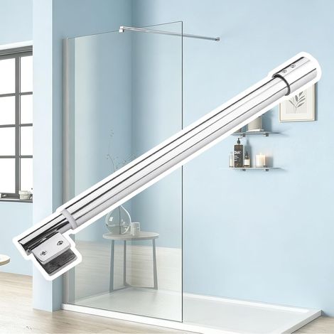 Barre de support paroi douche en acier inoxydable 304 (1/5)