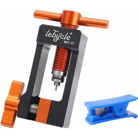 Outil d'insertion de tuyau hydraulique pour vélo avec coupe-tuyau hydraulique, outil d'installation de banjo olive BH59 BH90 (1/5)