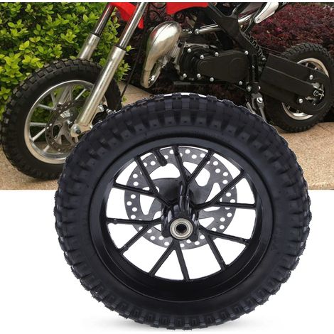 Roue avant A pour mini-moto de poche 12,5 x 2,75 pouces (noire) (1/5)